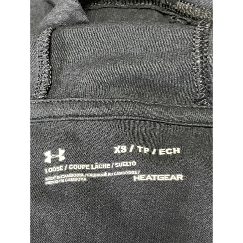 Under Armour.Athletic crop hoodie sweatshirt, black color, size m - Picture 7 of 10